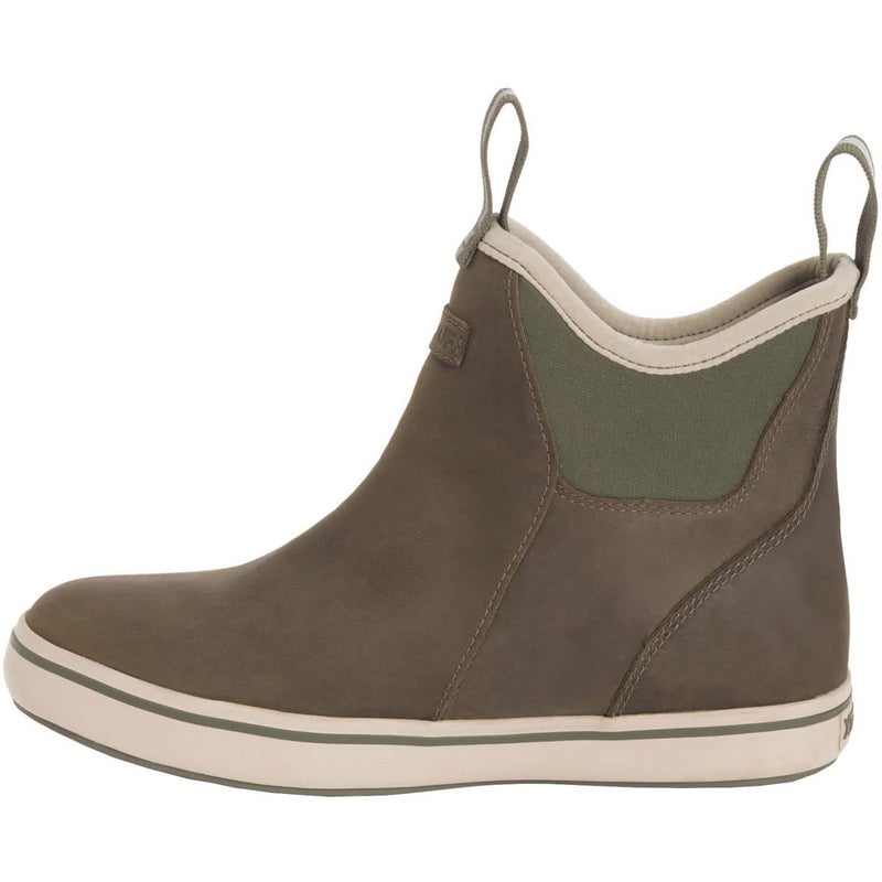 Xtratuf Women's Leather 6 in Ankle Deck Boot, Green, Size 5.5(M) - Image 5